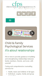 Mobile Screenshot of childandfamilypsych.com